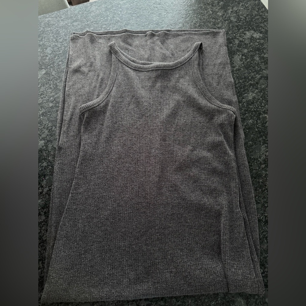 Long dress charcoal